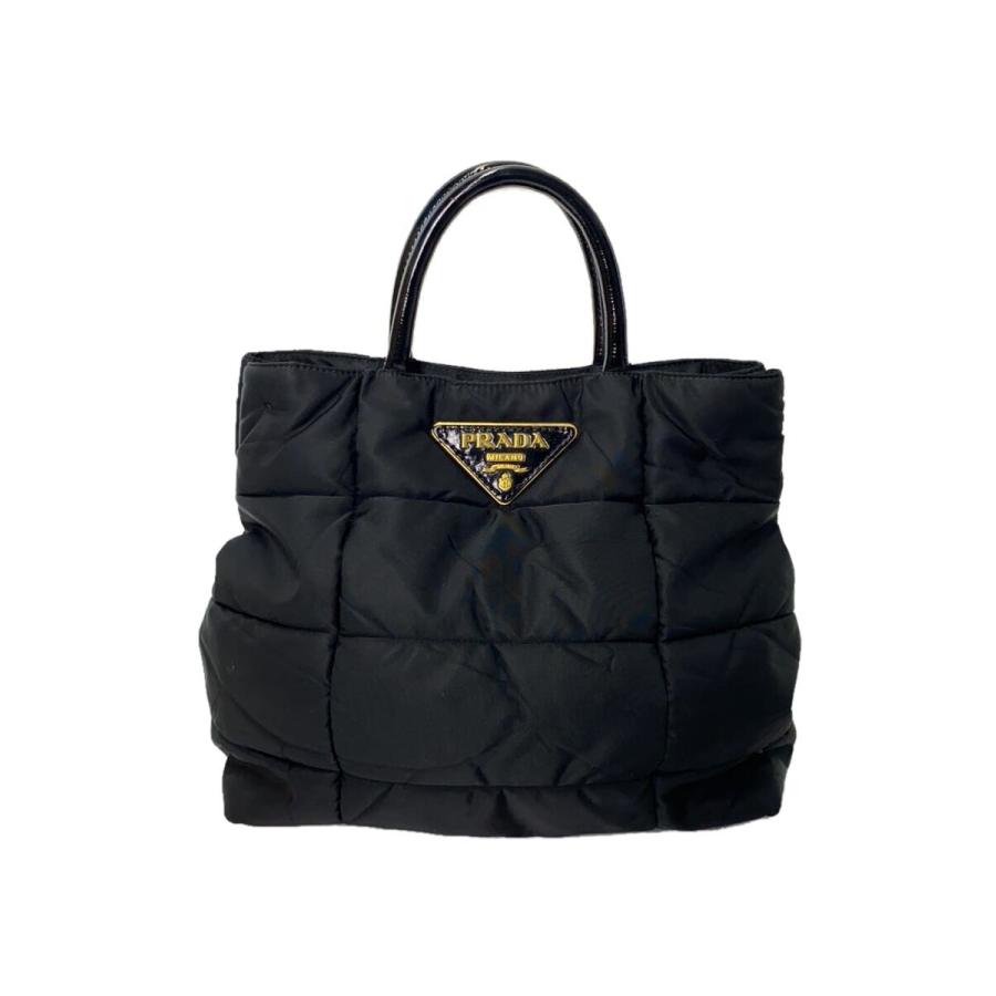 PRADA◇トートバッグ/ナイロン/BLK/BN1596// : セカンド PRADA◇トートバッグ/ナイロン/BLK/BN1596// : セカンド