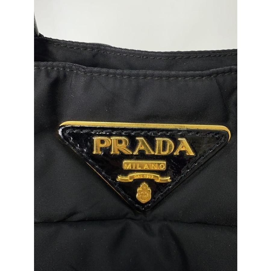 PRADA◇トートバッグ/ナイロン/BLK/BN1596// : セカンド