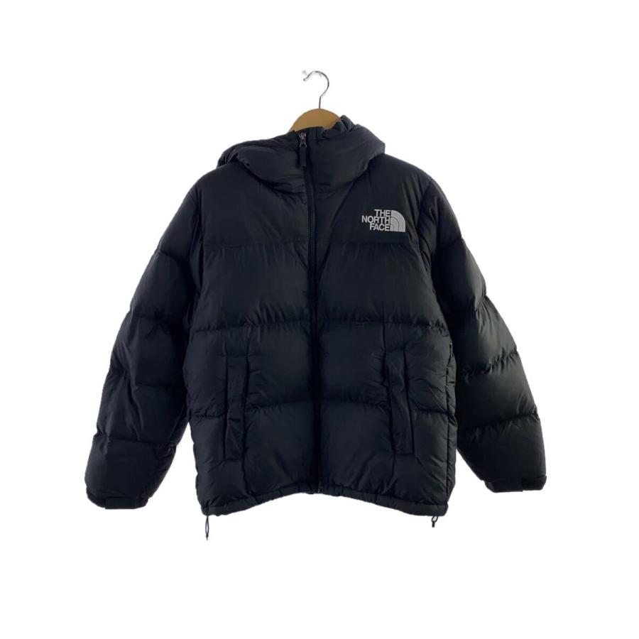 THE NORTH FACE◇NUPTSE HOODIE_ヌプシフーディー/S/ナイロン/BLK/無地
