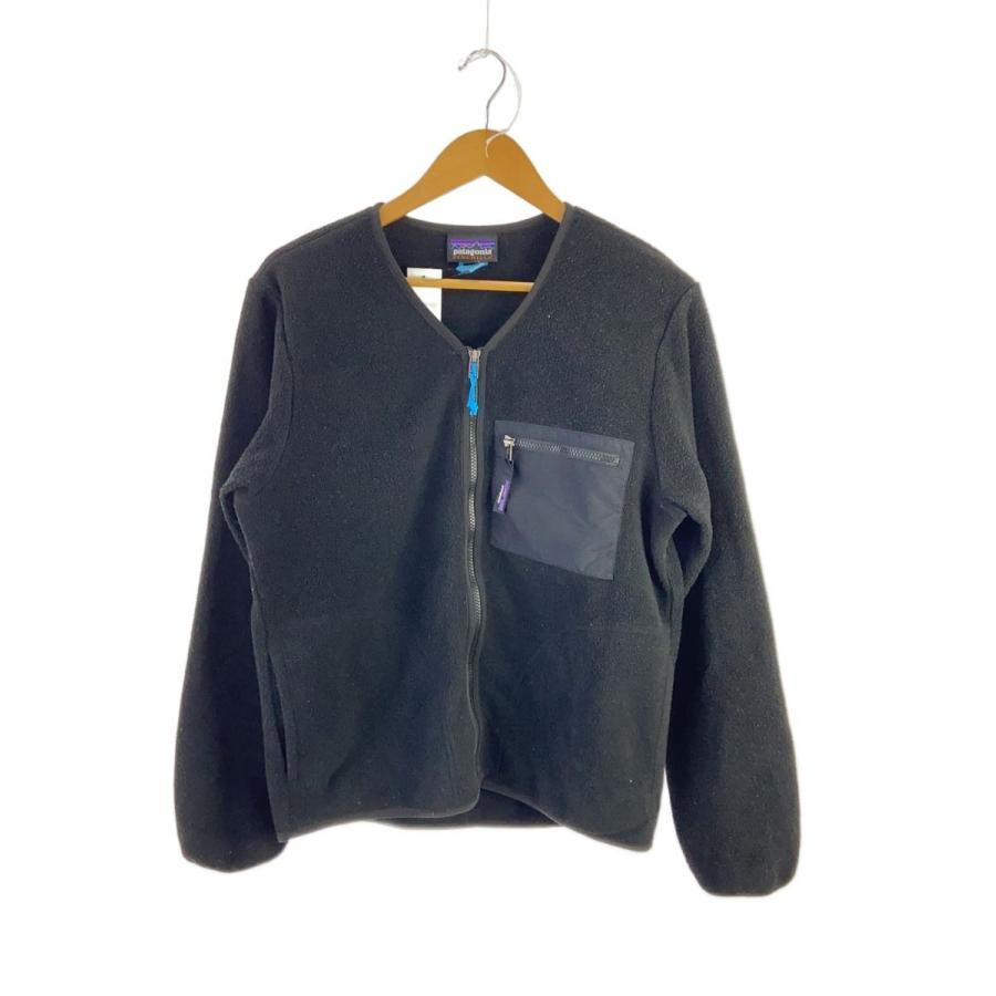 patagonia◇フリースジャケット/S/ポリエステル/BLK/22975FA23