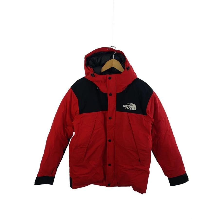 THE NORTH FACE◇ダウンジャケット/M/ナイロン/RED/無地/nd91930