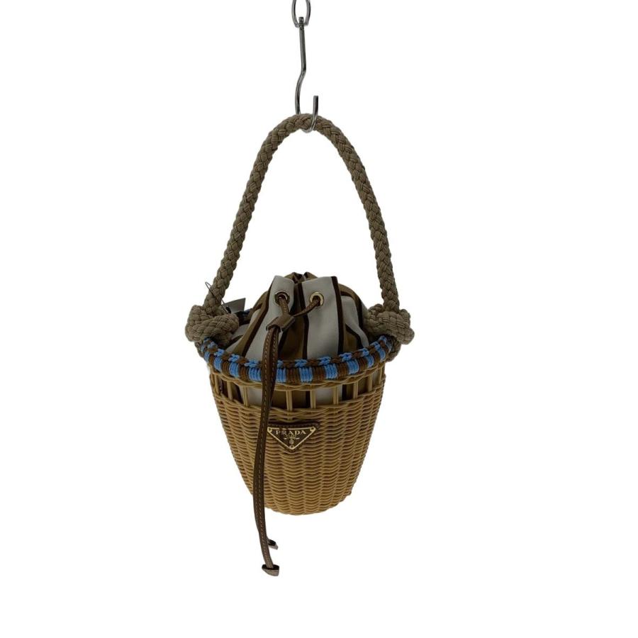 PRADA◇カゴバッグ/--/BEG/無地 : セカンドストリートYahoo!店 - 通販