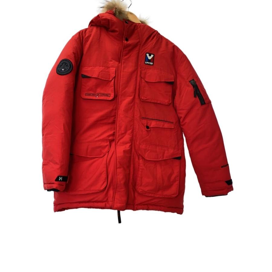 MILLET◇ダウンジャケット/--/--/RED/無地 : セカンドストリートYahoo