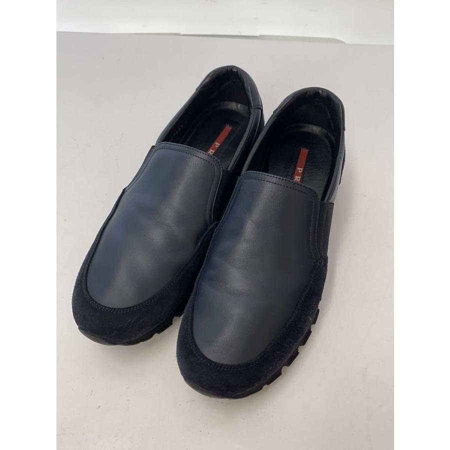 PRADA SPORT◇ローカットスニーカー/6/NVY/レザー : セカンド
