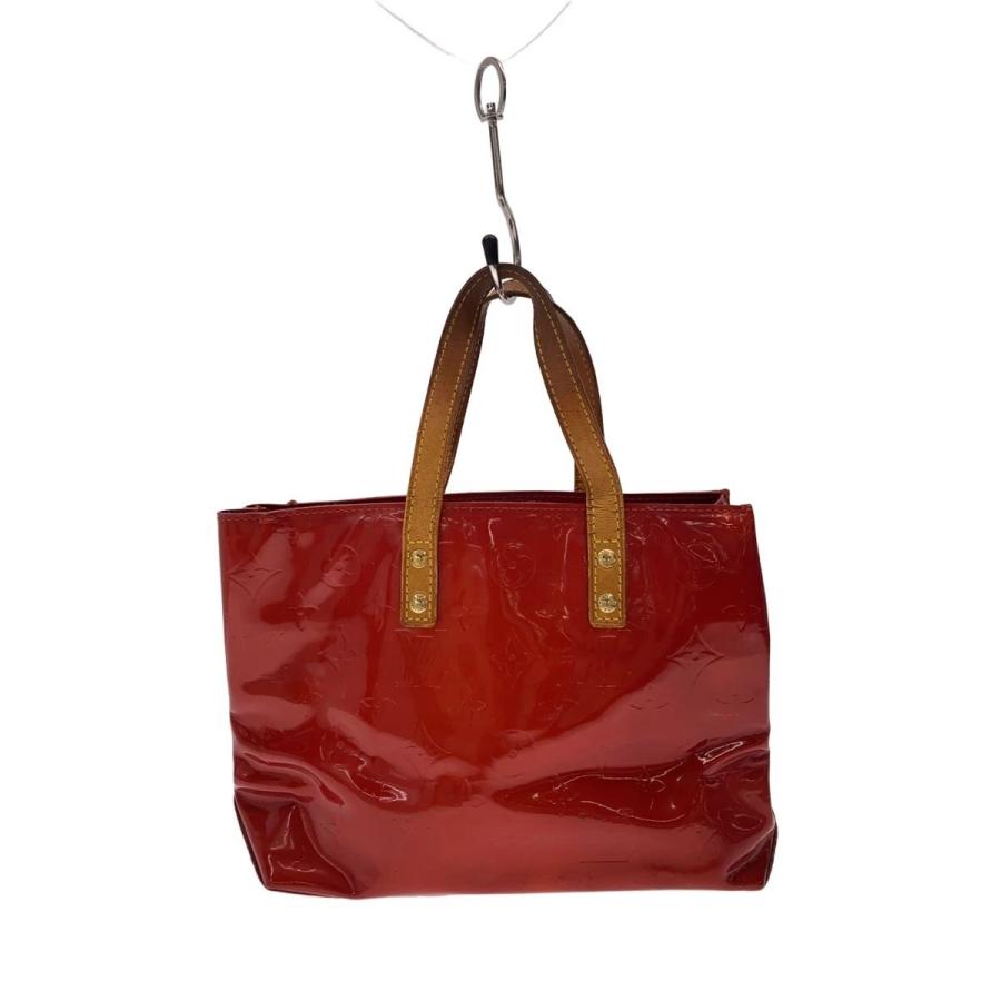 LOUIS VUITTON◇リードPM_モノグラム・ヴェルニ/エナメル/RED