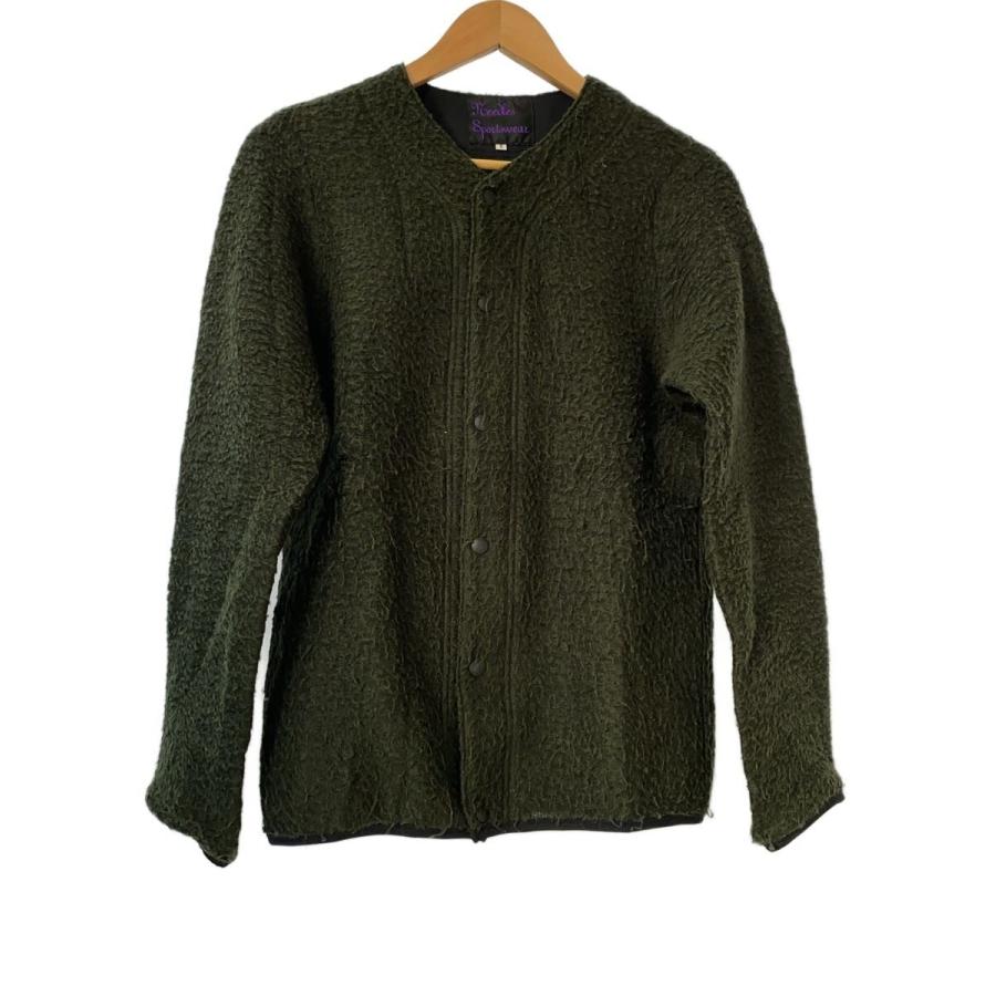 Needles Sportswear◇カーディガン(薄手)/S/モヘア/GRN/無地