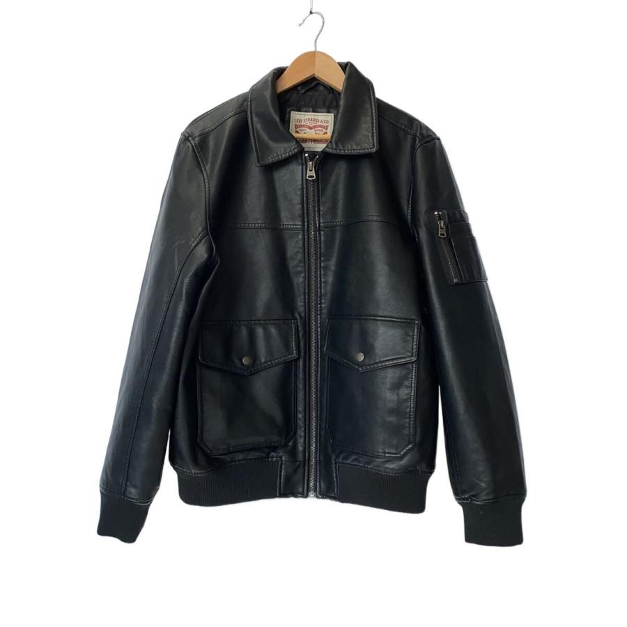 Levi's◇レザージャケット・ブルゾン/M/レザー/BLK/a7753-0001