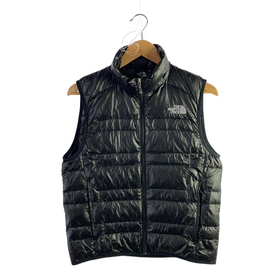 THE NORTH FACE◇LIGHT HEAT VEST_ライトヒートベスト/S/ナイロン/BLK