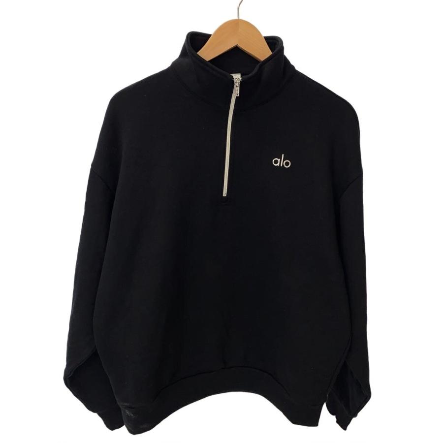 ALO シンプル スウェット ブラック S alo/スウェット/S/コットン/BLK/無地 : セカンドストリートYahoo!店