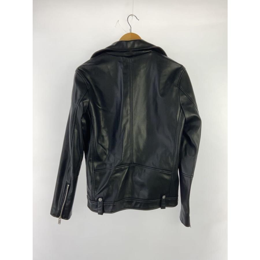ZARA◇ダブルライダースジャケット/S/フェイクレザー/BLK/1966/300/800