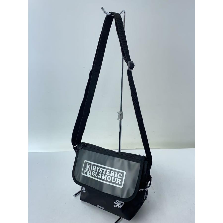 ヒステリックグラマー ショルダーバッグ　メッセンジャーバッグ HYSTERIC GLAMOUR◇バッグ/--/BLK/モノグラム/メッセンジャーバッグ