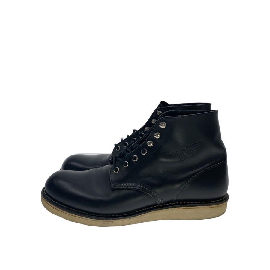 RED WING◇エンジニアブーツ/US9.5/BLK/レザー/8165 : セカンド