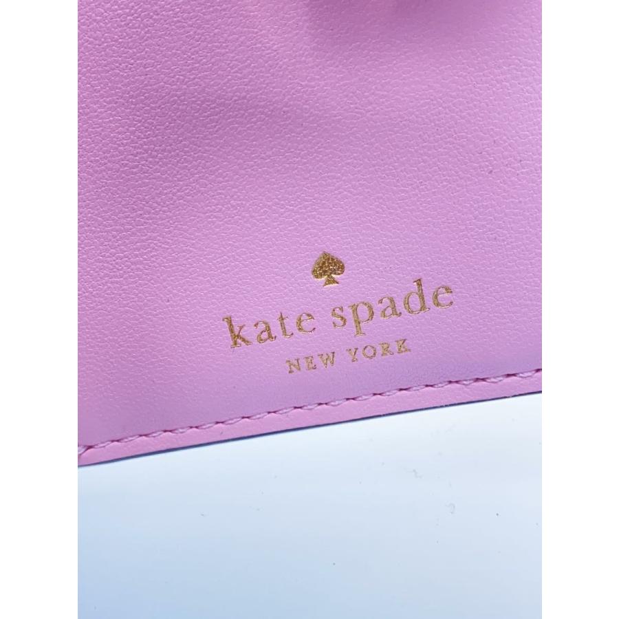 kate spade new york◇2つ折り財布/--/WHT/花柄/レディース