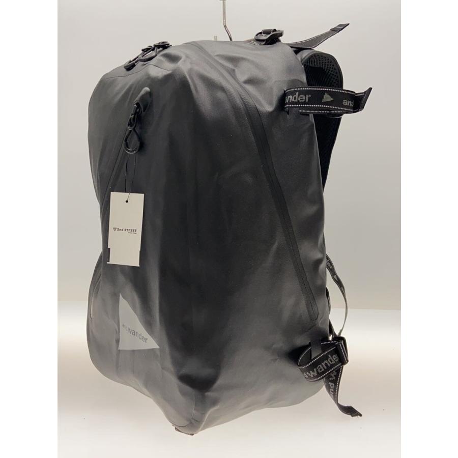 and wander◇waterproof daypack/リュック/ナイロン/BLK/574-4975205