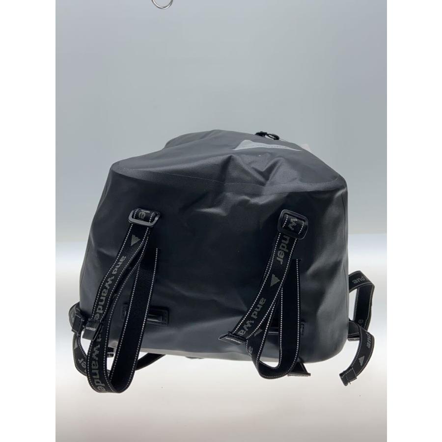and wander◇waterproof daypack/リュック/ナイロン/BLK/574-4975205