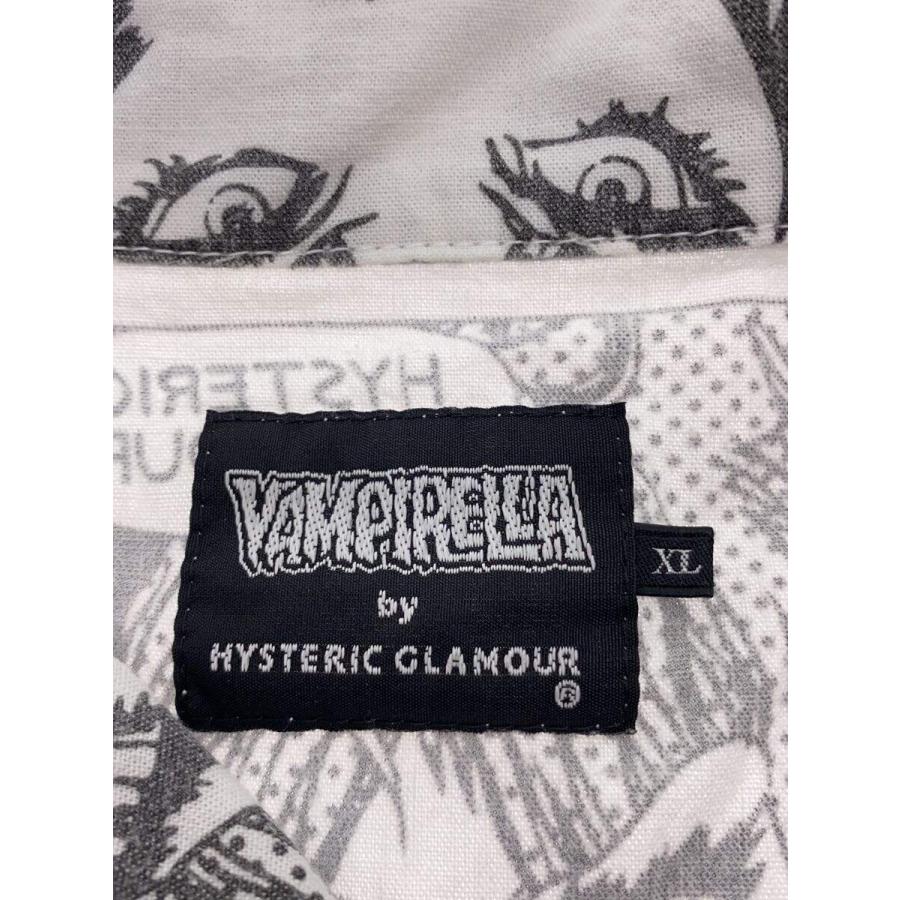 HYSTERIC GLAMOUR◇VAMPIRELLA/CAUGHT DEMON柄 オープンカラーシャツ