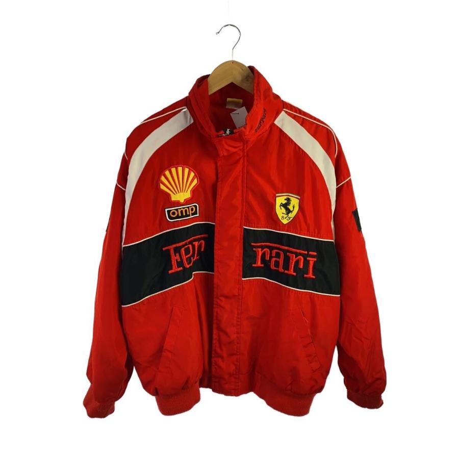 美品　Ferrariフェラーリ F1 レーシング ジャケット 白/赤 XL Ferrari◇F-1レーシングジャケット/XL/RED// : セカンドストリート