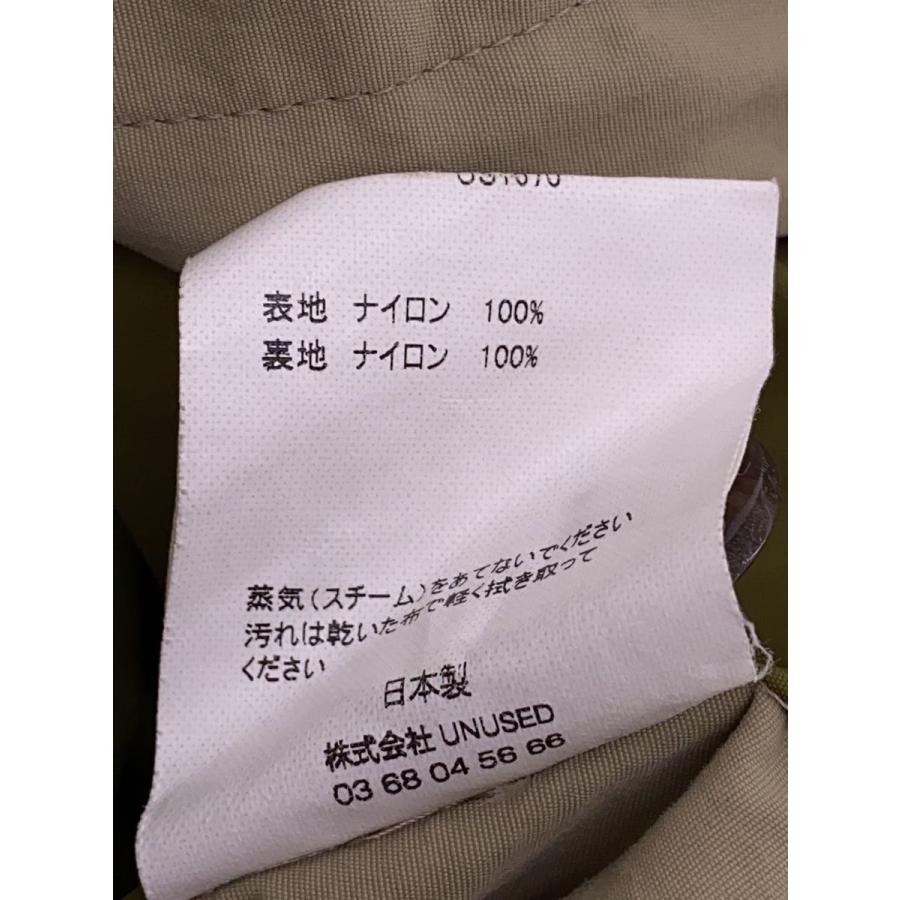 UNUSED◇nylon coat./2/ナイロン/KHK/無地/US1670 : セカンド