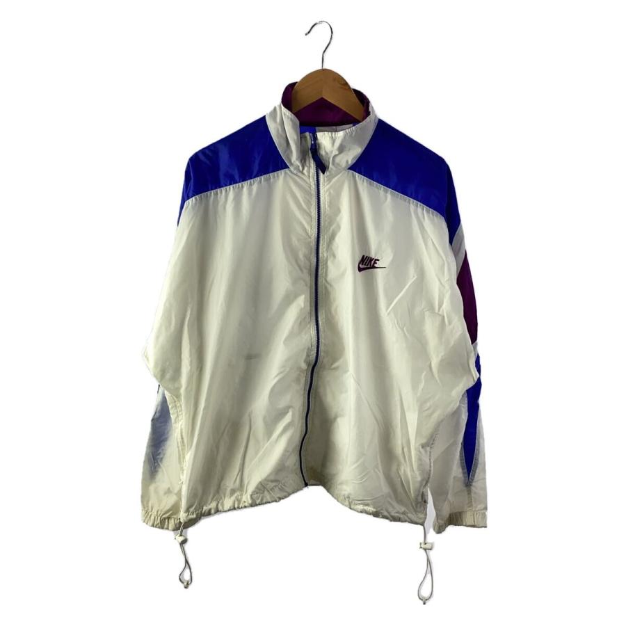 NIKE◇ナイロンジャケット/L/ナイロン/WHT/90s// : セカンドストリート