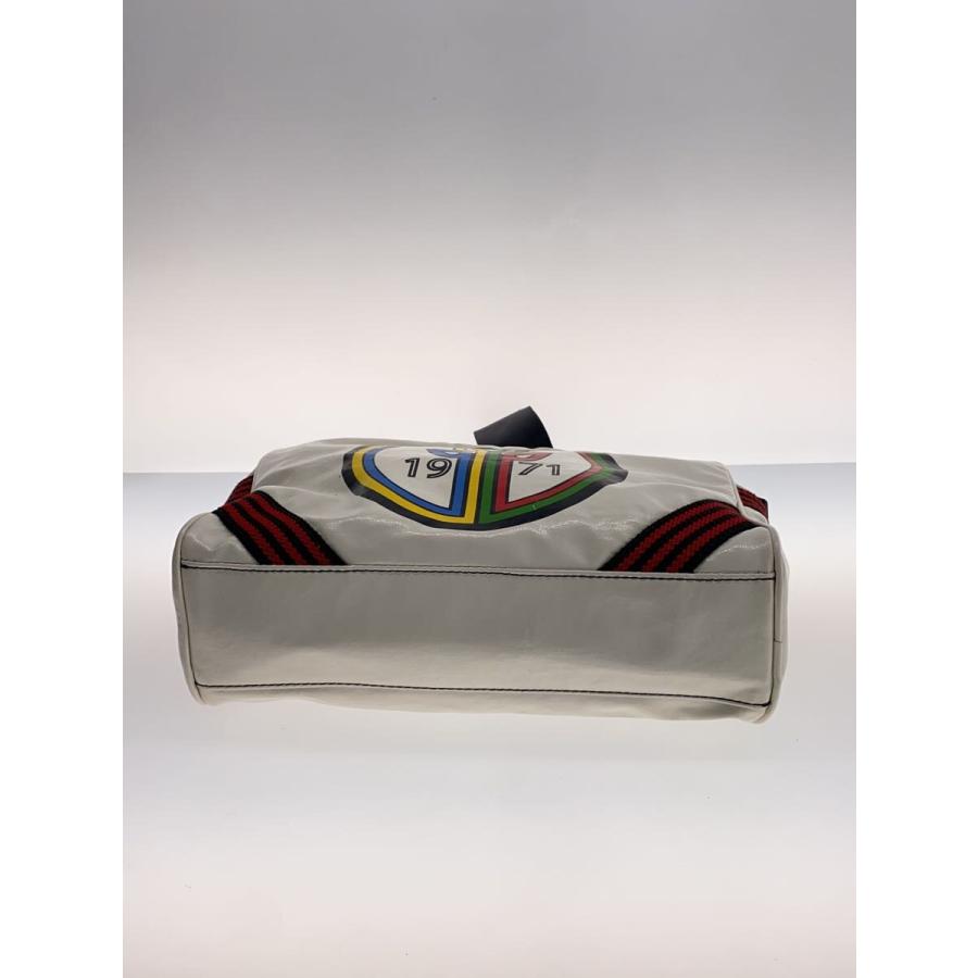 Vivienne Westwood MAN◇ショルダーバッグ/エナメル/WHT : セカンド