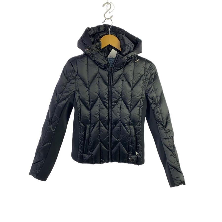 PRADA◇ダウンジャケット/40/ナイロン/BLK/290984 R152 1DAB