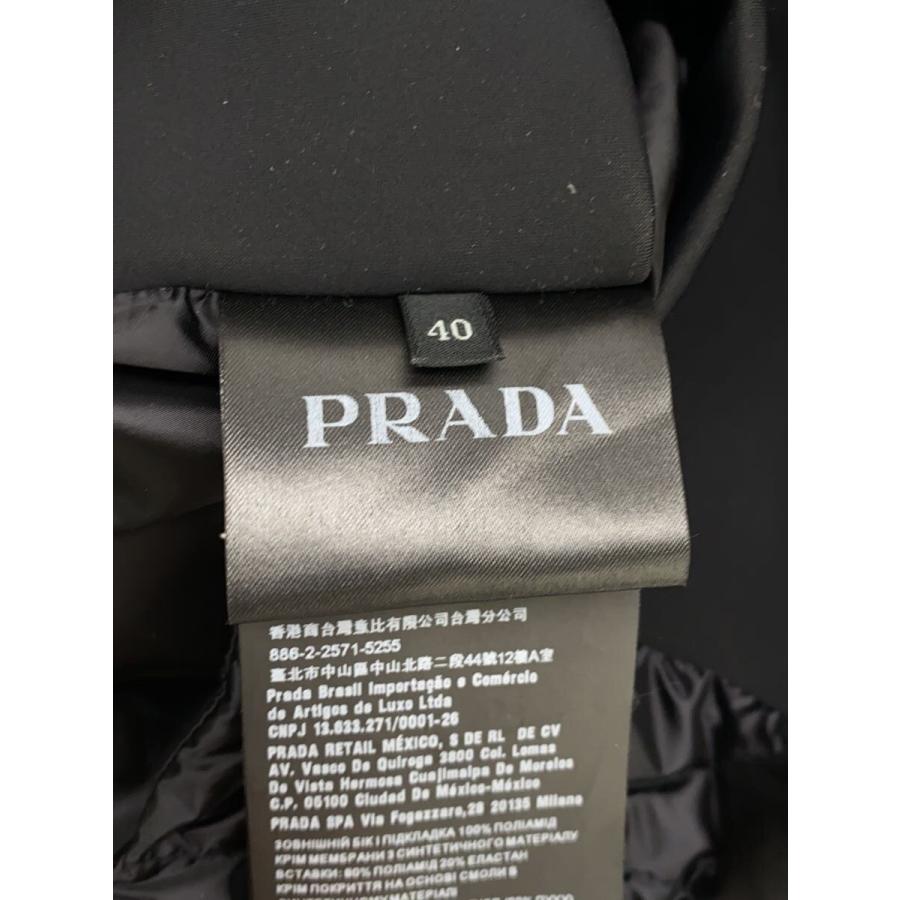 PRADA◇ダウンジャケット/40/ナイロン/BLK/290984 R152 1DAB