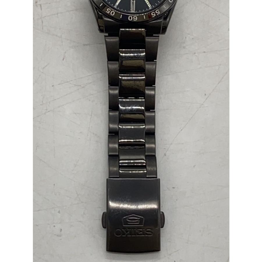 SEIKO◇自動巻腕時計/アナログ/ステンレス/BLK/BLK/SS/7S26-02T0
