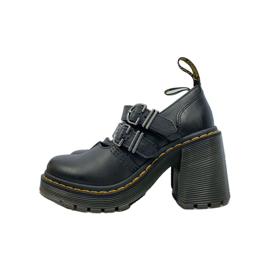 Dr.Martens◇メリージェーン/2ストラップシューズ/UK3/BLK/レザー