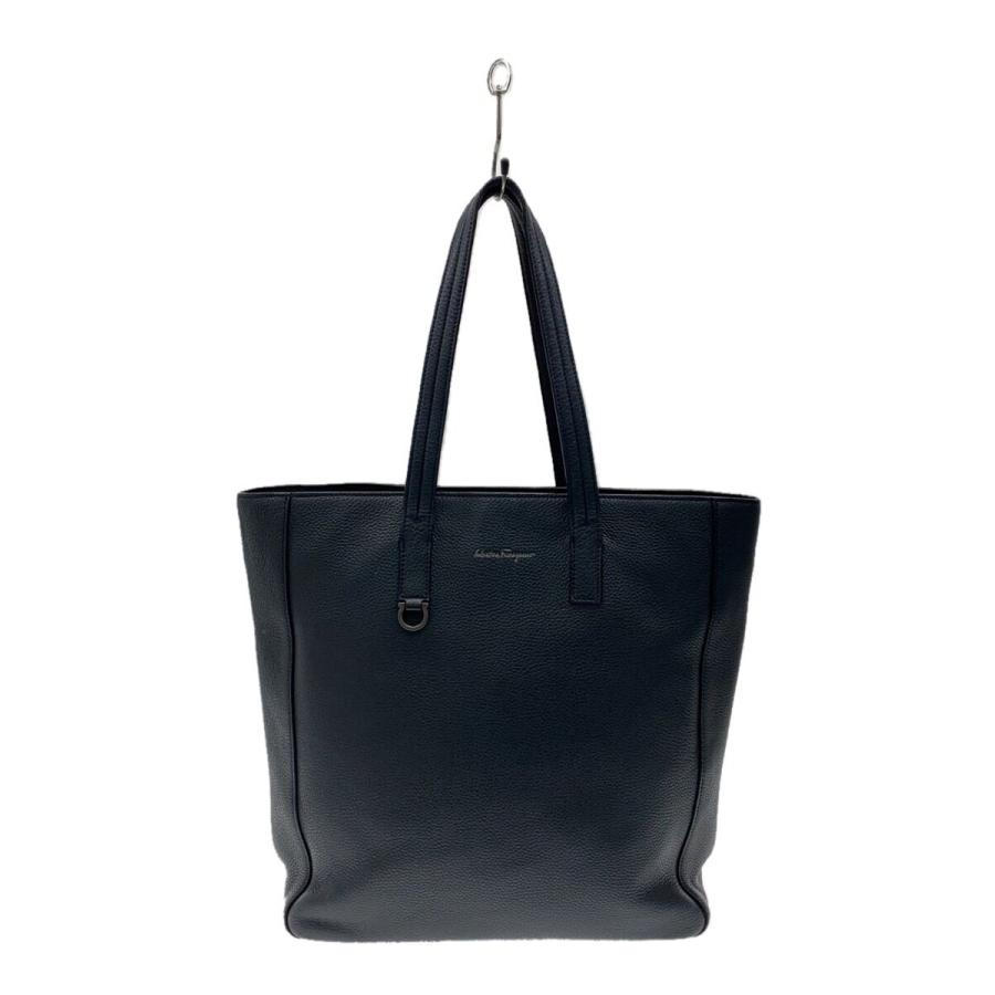 Salvatore Ferragamo◇トートバッグ/レザー/NVY/FB-24// : セカンド