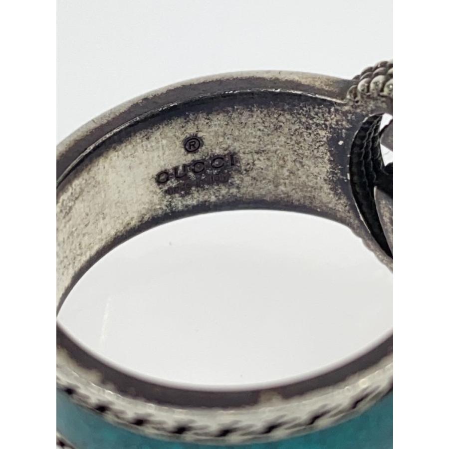 GUCCI◇インターロッキングG スターリングシルバーリング/リング/--/16