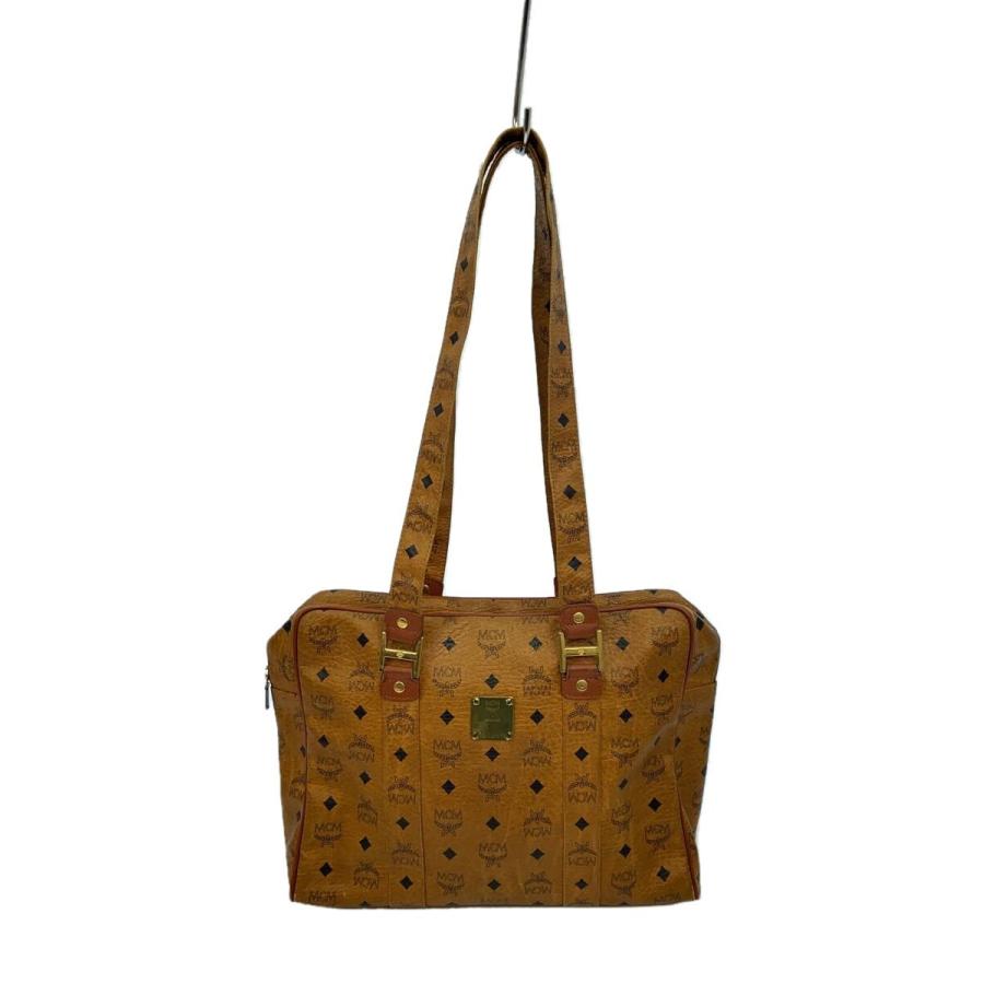 MCM◇トートバッグ/ショルダーバッグ/ロゴ/BRW/総柄 : セカンド MCM◇トートバッグ/ショルダーバッグ/ロゴ/BRW/総柄 : セカンド