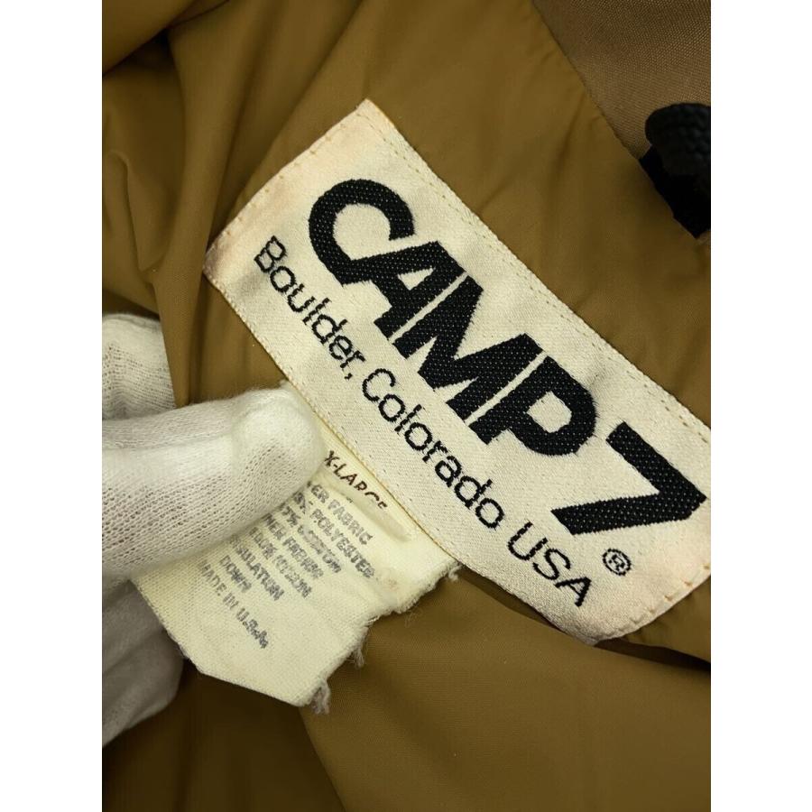 CAMP7◇USA製/70-80s/ダウンベスト/XL/ポリエステル/CML : セカンド 