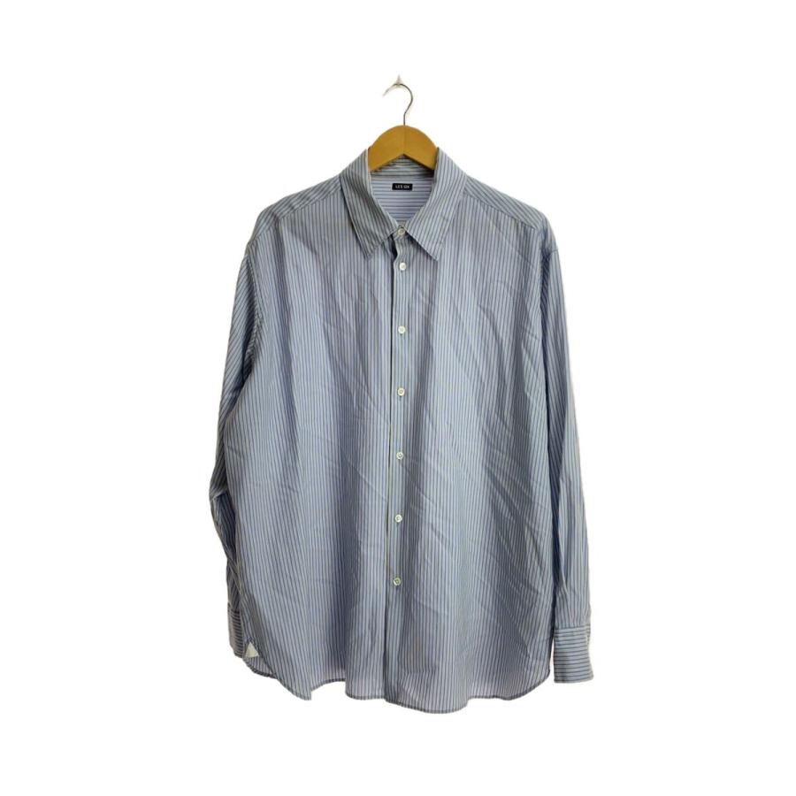 LES SIX◇長袖シャツ/1/ウール/BLU/ストライプ/vingt-sept-4-WSDS