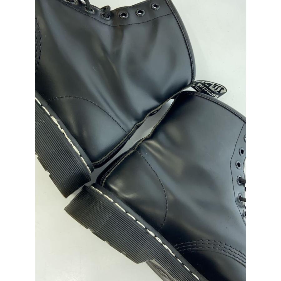 Dr.Martens◇WHITE STITCH/8ホールブーツ/UK9/BLK/1460// : セカンド