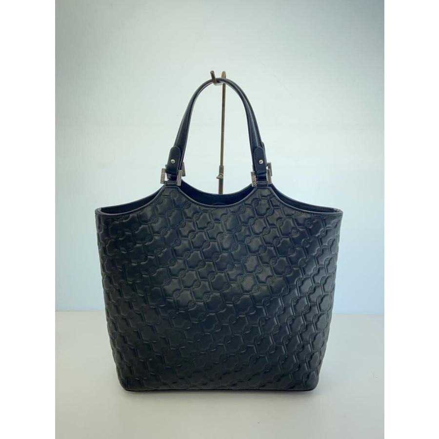 Roberta di Camerino◇トートバッグ/ハンドバッグ/BLK/総柄 : セカンド Roberta di Camerino トートバッグ 総柄 レザーハンドル