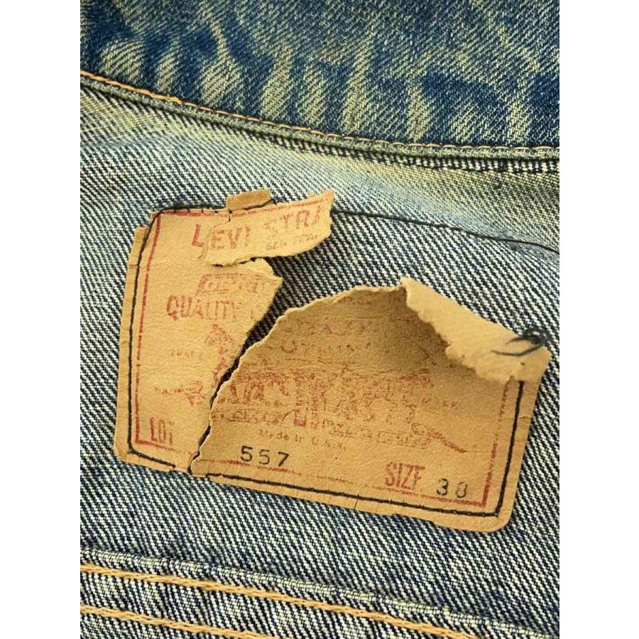 Levi’s◆557/BIGE/ボタン裏A/3rd//デニムジャケット/Gジャン/38/IDGの画像