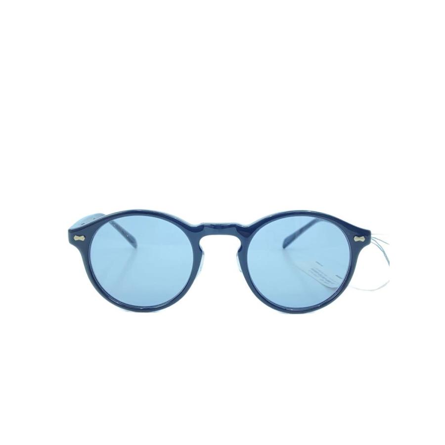 金子眼鏡◇サングラス/ウェリントン/プラスチック/BLK/BLU/メンズ