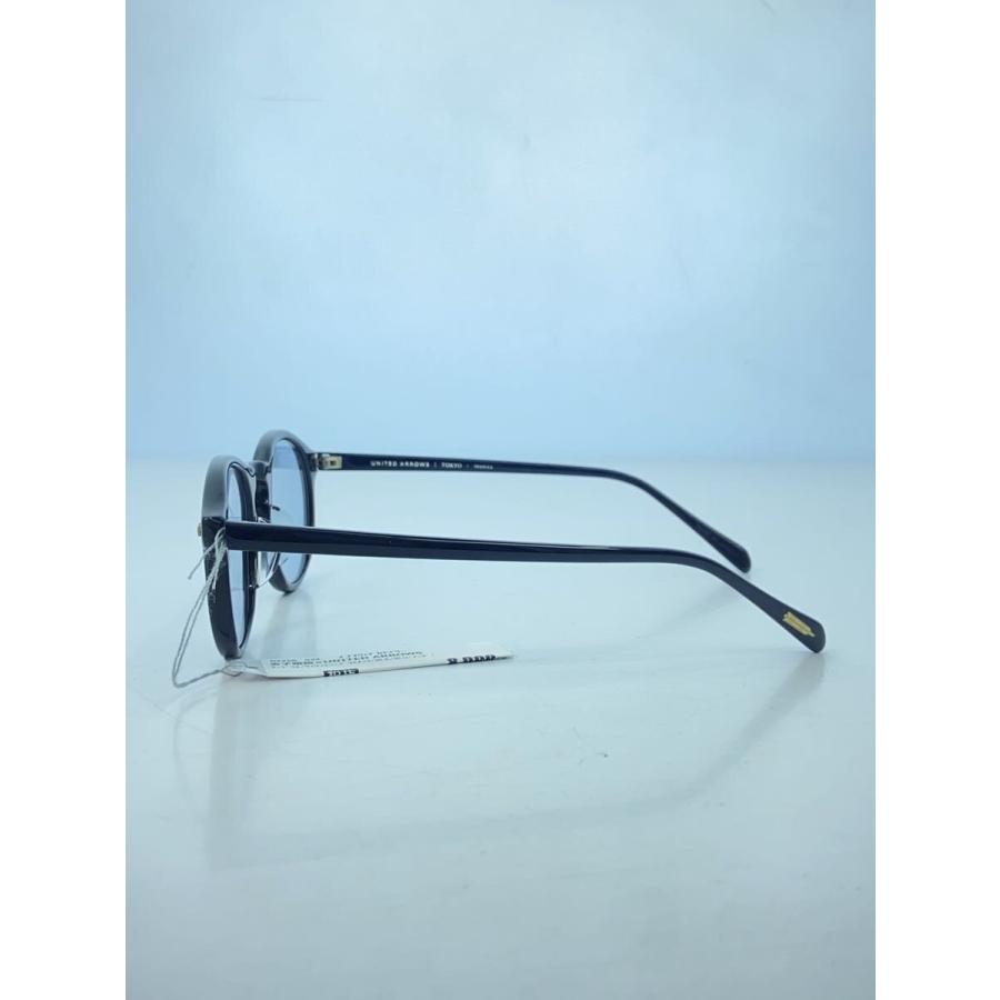 金子眼鏡◇サングラス/ウェリントン/プラスチック/BLK/BLU/メンズ