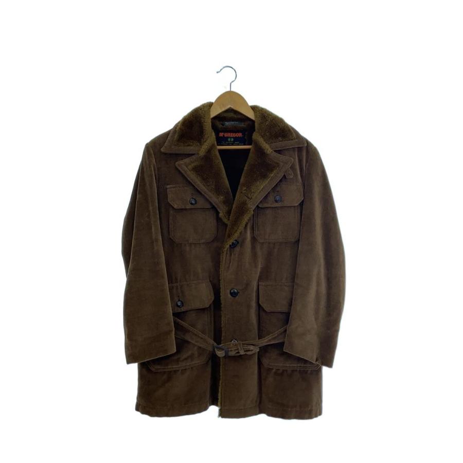 McGREGOR◇70s〜/ランチコート/裏ボア/コート/M/BRW/無地 : セカンド 