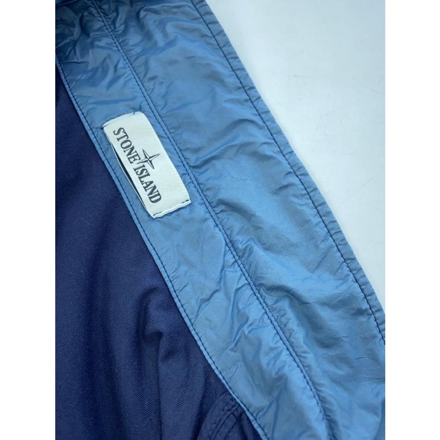 STONE ISLAND◇ジップアップジャケット/L/ポリエステル/BLU/無地