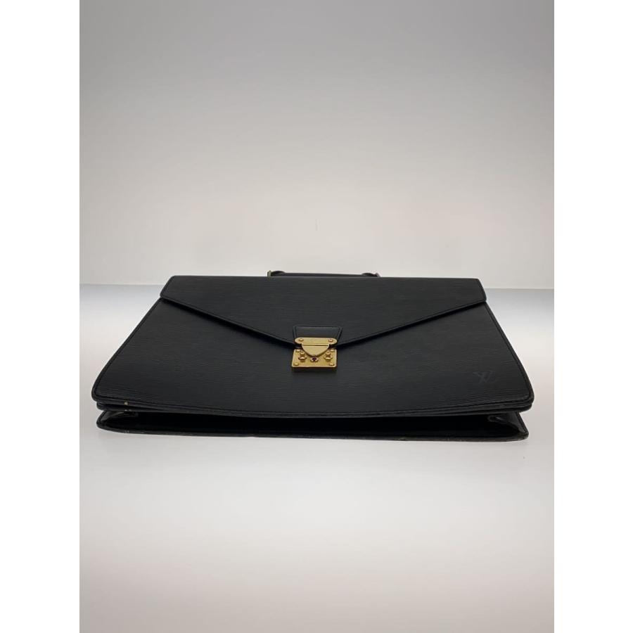 LOUIS VUITTON◇セルヴィエット・コンセイエ_エピ/レザー/BLK