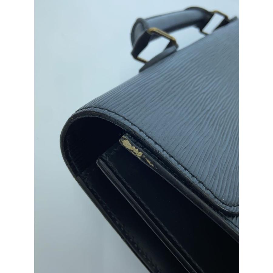 LOUIS VUITTON◇セルヴィエット・コンセイエ_エピ/レザー/BLK
