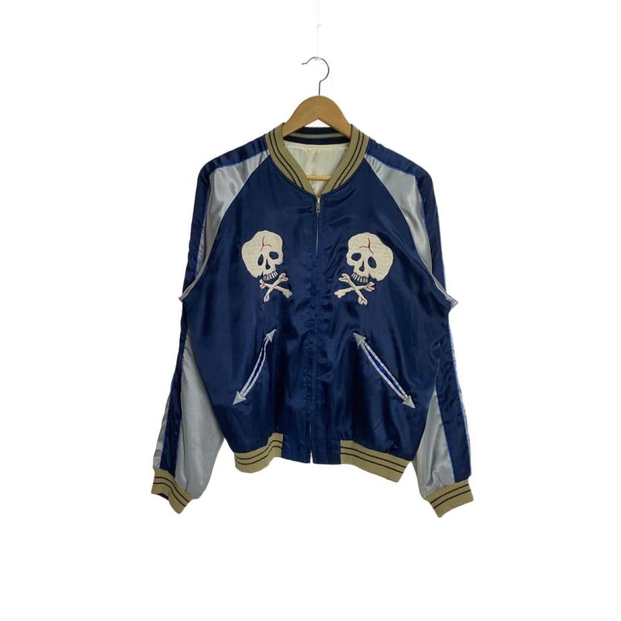 東洋エンタープライズ◇ドクロ/龍/リバーシブルスカジャン/L