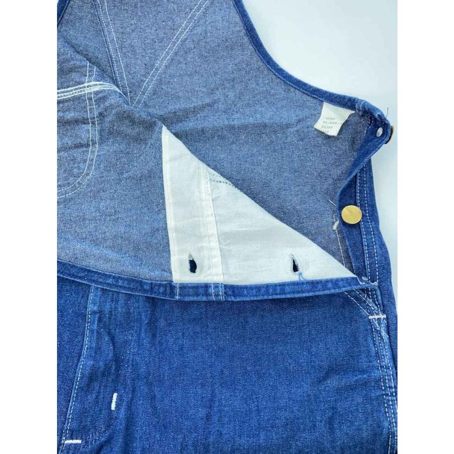 Carhartt◇デニム/オーバーオール/34/コットン/IDG/無地// : セカンド