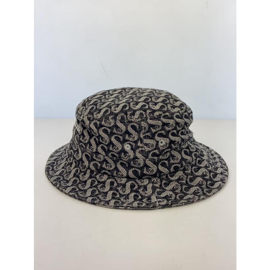 帽子 Supreme Monogram Denim Crusher Hat Supreme◇21AW/Monogram Denim Crusher Hat/バケットハット/コットン
