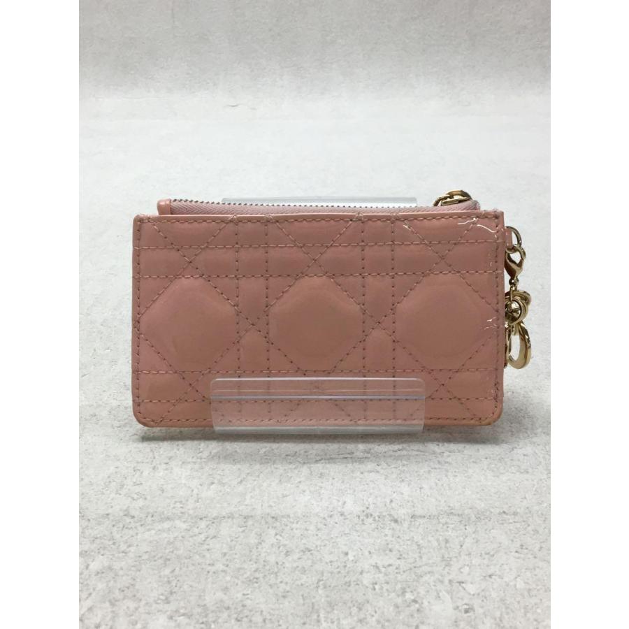 Dior カナージュ キーケース PVC ピンク レディース Christian Dior◇Lady Dior/カナージュ/キーケース/PVC/PNK