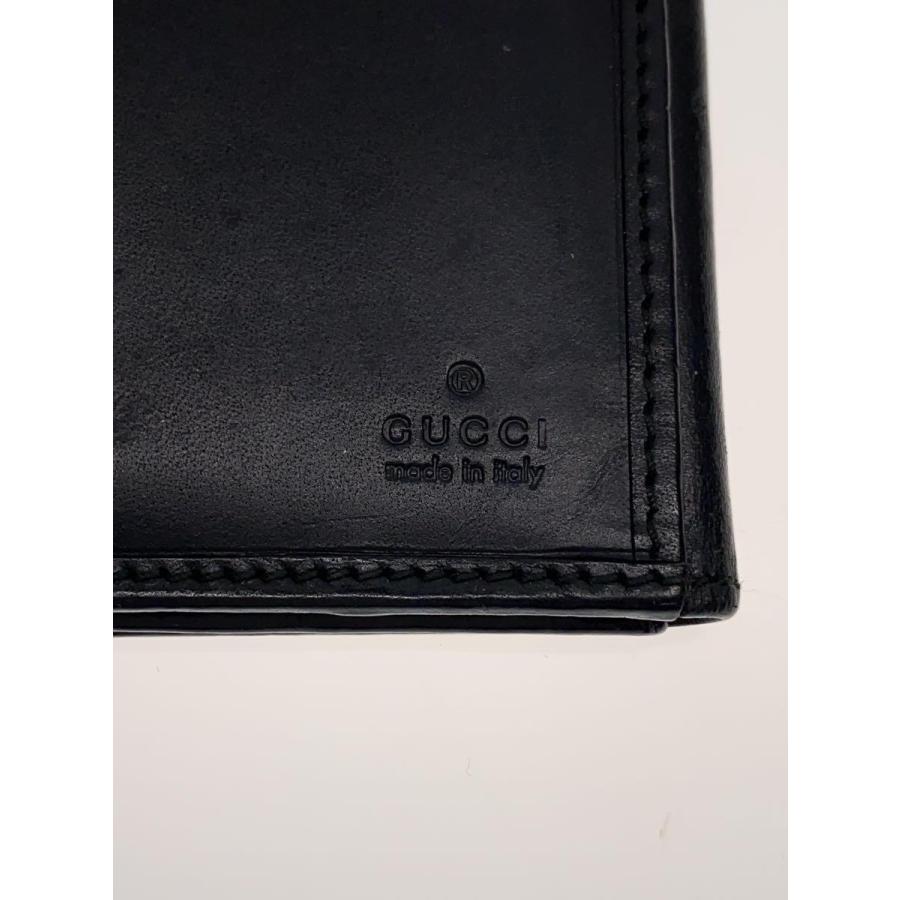 GUCCI◇長財布_ジャッキー/レザー/BLK/無地/メンズ : セカンド