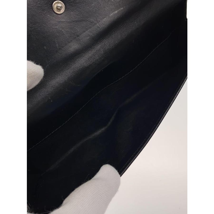 GUCCI◇長財布_ジャッキー/レザー/BLK/無地/メンズ : セカンド