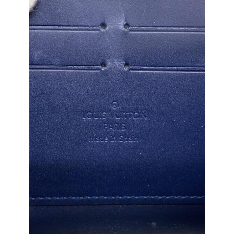 LOUIS VUITTON◇ジッピー・ウォレット_モノグラム・ヴェルニ_BLK