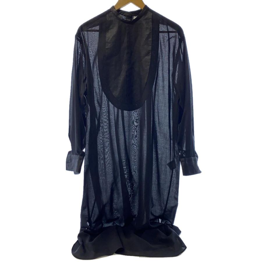 HYKE◇長袖ワンピース/2/ポリエステル/BLK/202-15120// : セカンド  